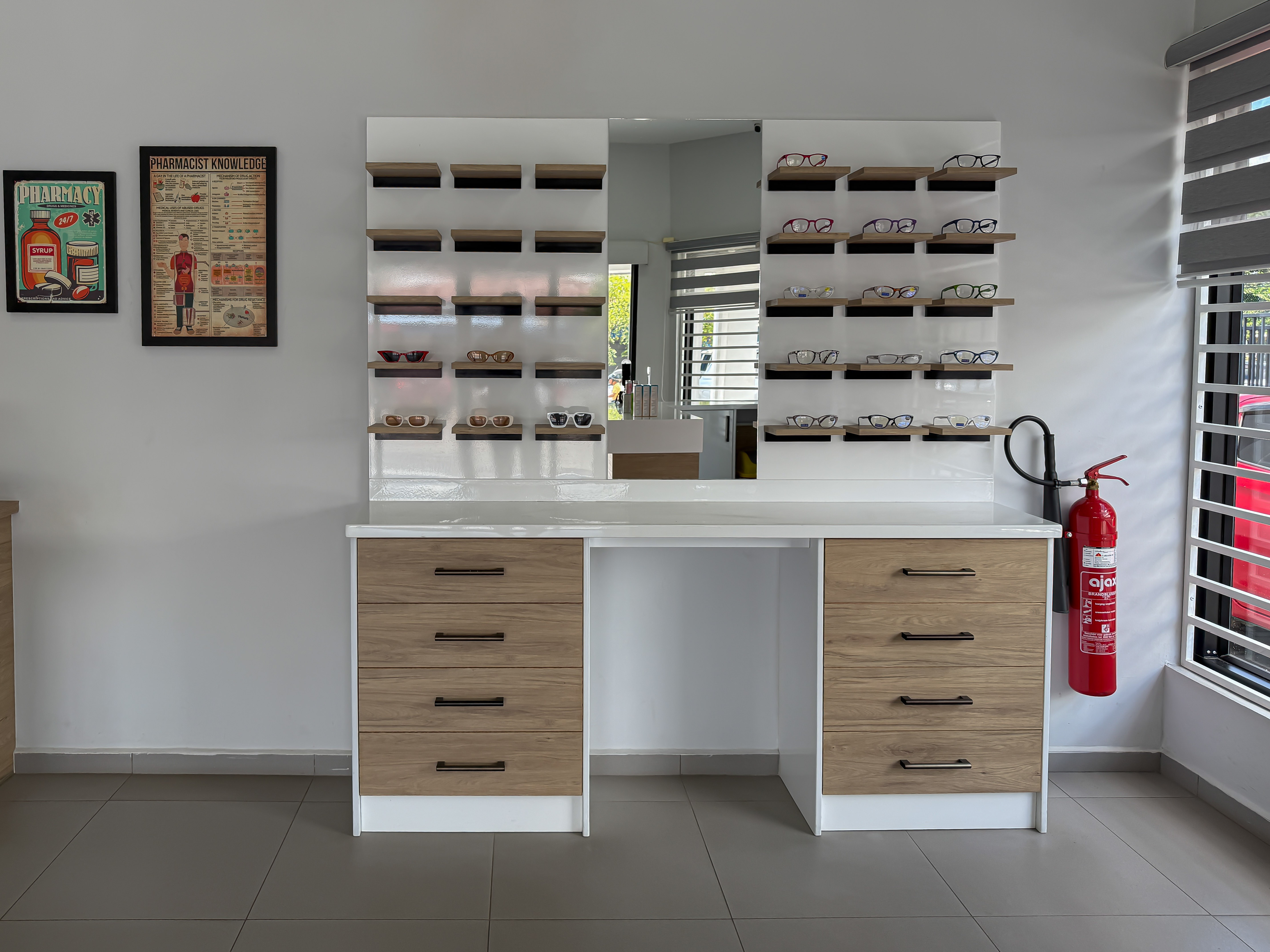 Pharmacy interior